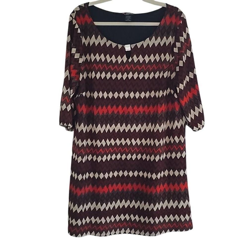 Delirious Los Angeles, 3/4 sleeves, mini dress. Size 3X, please read the details
